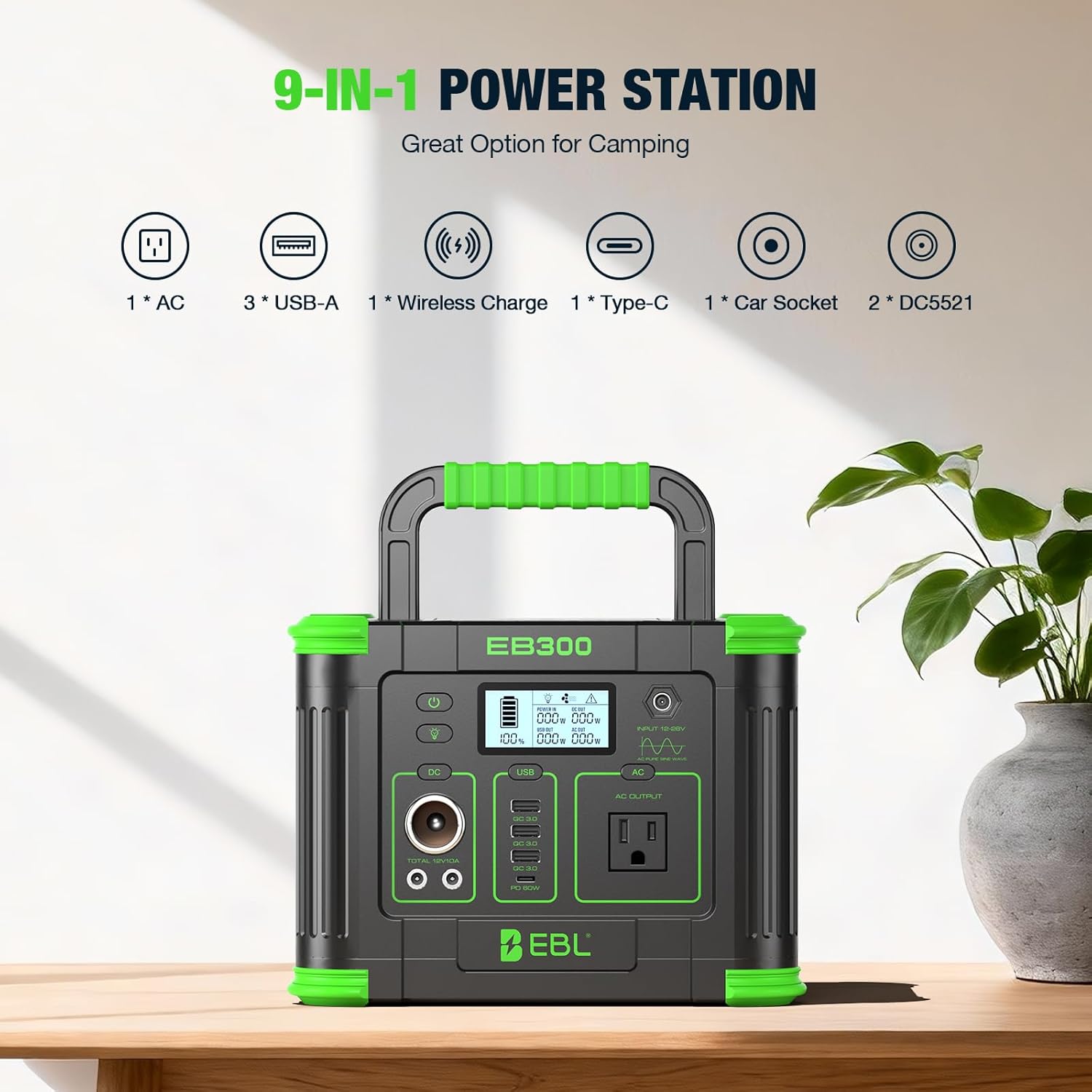 330W Portable Power Station 28 - Solar Emergency Charger avaliação e preço